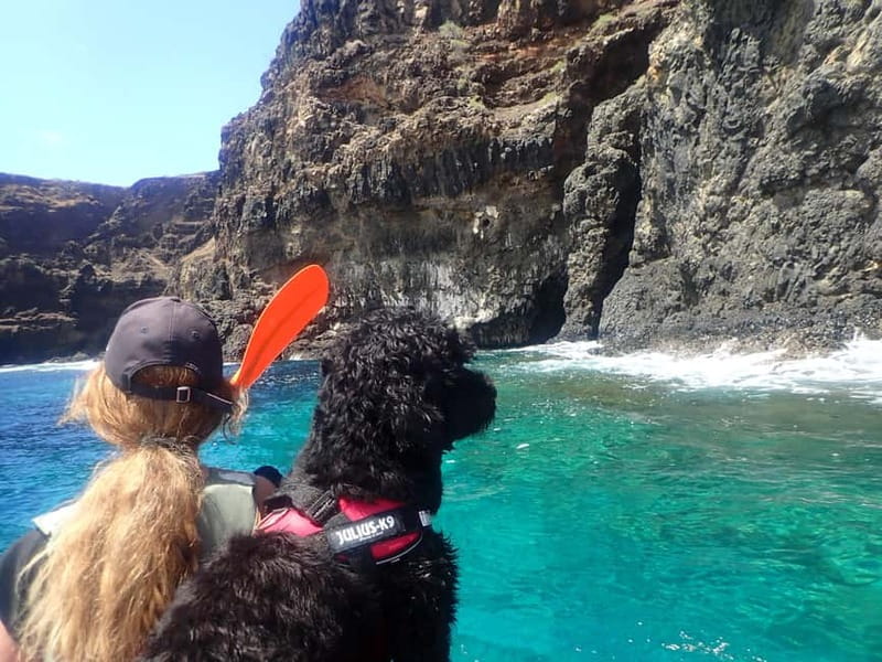Calheta Kayak Tour - The Atlantic Part: Rocks, Caves, and That Clear-Water Feeling