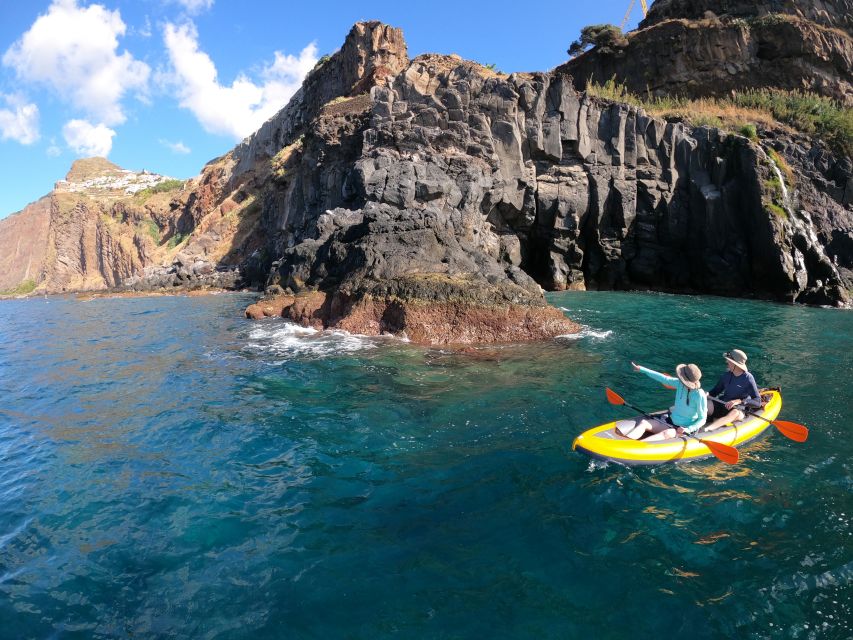 Câmara de Lobos: Private Guided Kayaking Tour in Madeira - Gliding Toward Cabo Girão: The Big Cliff, Seen the Easy Way