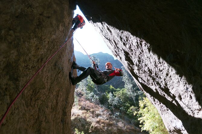 Canyoning Experience Level II Moderate - Steeper Terrain, Bigger Waterfalls, and Real Wet Work