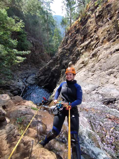 Canyoning for All - Beginner | Funchal - Entering the water: how beginner canyoning works in Funchal