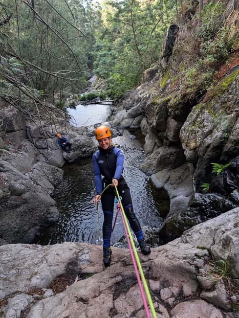 Canyoning for All - Beginner | Funchal - Seven waterfalls by rappel and pulley: the technique part that feels doable