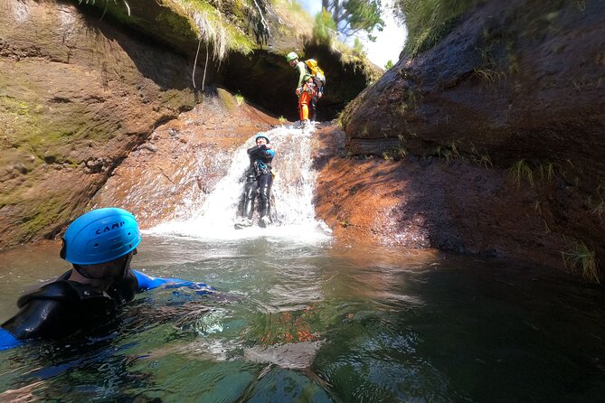 Canyoning in Madeira Island- Level 1 - Safety and coaching style: how guides help you keep control