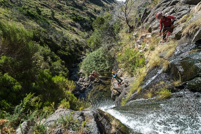 Canyoning in Madeira: Ribeira das Cales - Funchal Ecological Park - Water, jumps, and what beginner confidence looks like