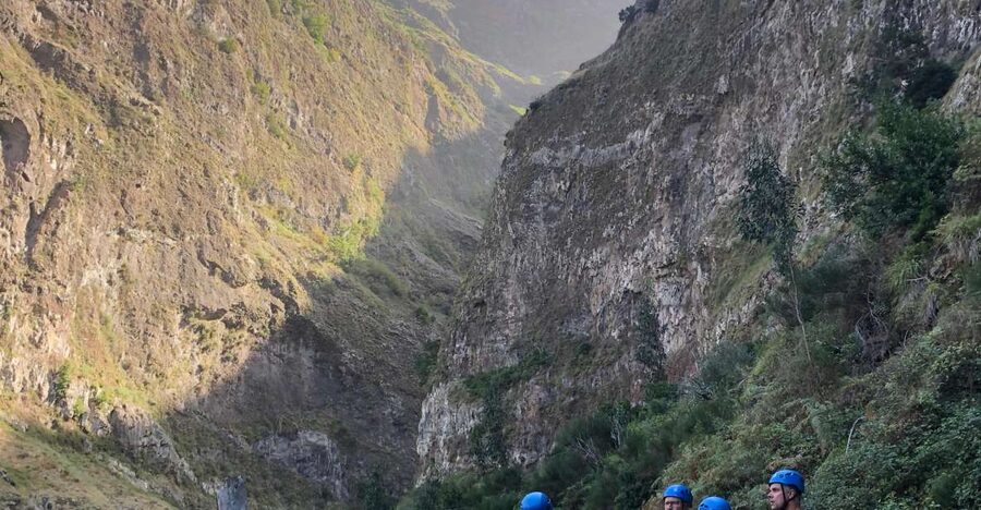 Canyoning Level 2 - Ribeira do Cidrão- Madeira Island - Safety and guide style: what “certified” feels like in practice