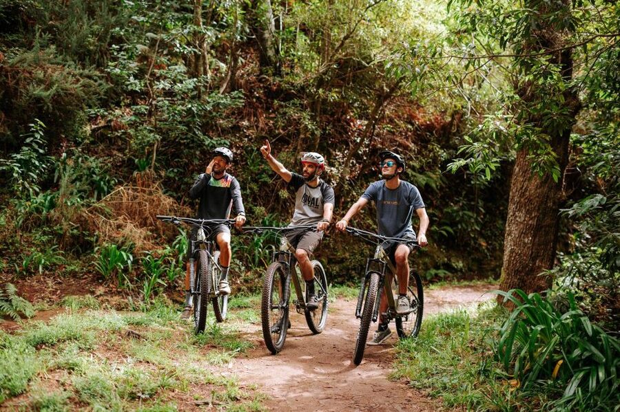 E-Bike Guided Tour - Belle Vue Mountain Biking - Portela to Fajã dos Rolos: dirt roads, valley views, and real Madeira character