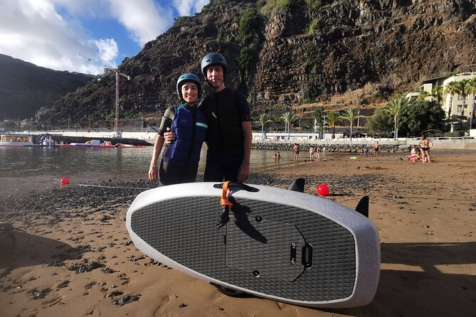 Efoil Surf Board Lesson in Calheta Beach - What you do in the 1-hour session, step by step