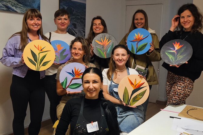Fine Art Classes in Funchal - Painting Madeira’s Strelitzia, and why this subject is smart
