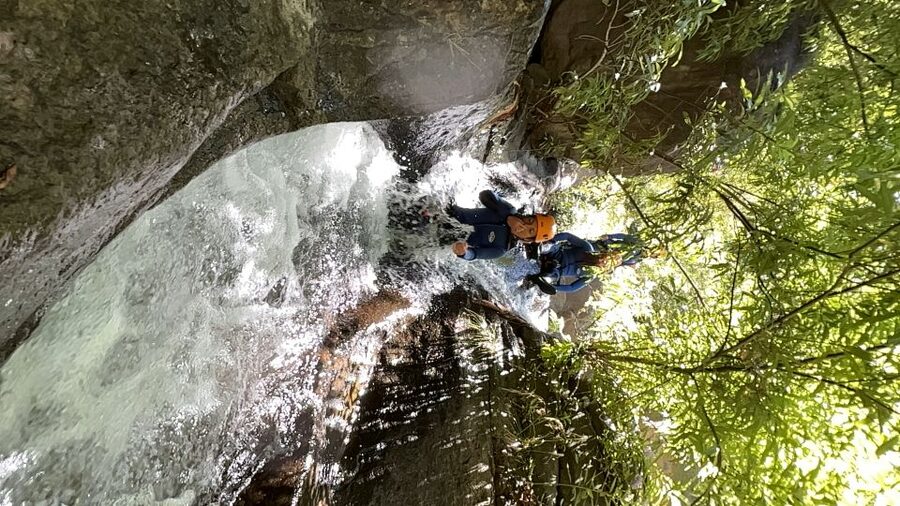 From Funchal: Intermediate Canyoning Adventure (Level 2) - The 2.5-hour guided canyon route: swims, slides, descents, and jumps