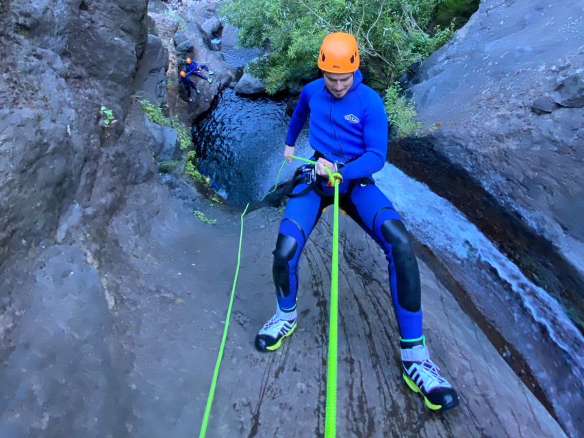 From Funchal: Intermediate Canyoning Adventure (Level 2) - Snack and water breaks: staying sharp during a wet, physical half-day