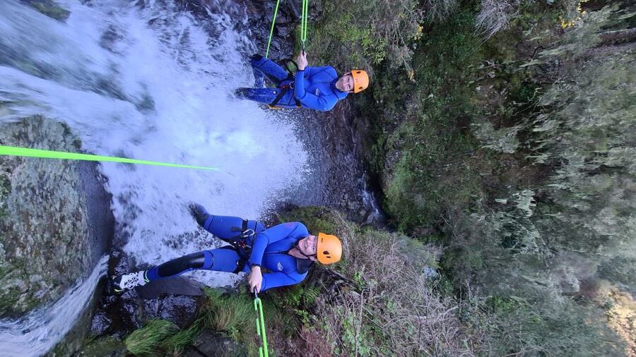 From Funchal: Madeira Island Canyoning for Beginners - Water lines, slides, swims: learning Madeira from inside the canyon