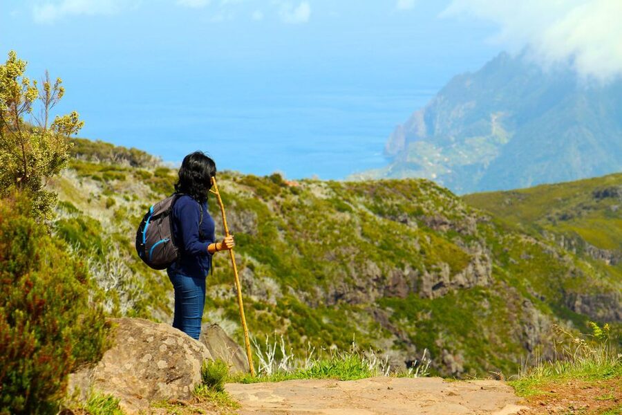 From Funchal: Madeira Peaks Mountain Walk - Steps, cables, and managing heights without panic