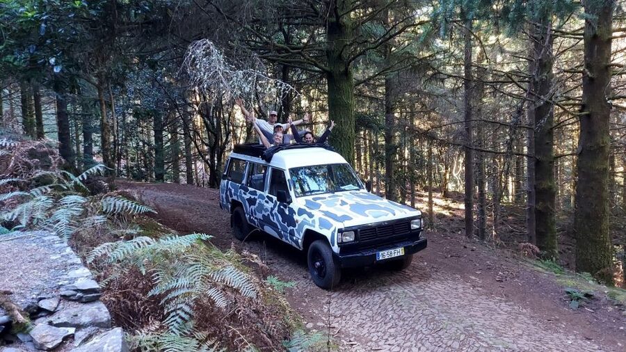 From Funchal: Open Roof Jeep Tour with Madeira Wine Tasting - From Funchal to Camara de Lobos, a fisher village you can feel
