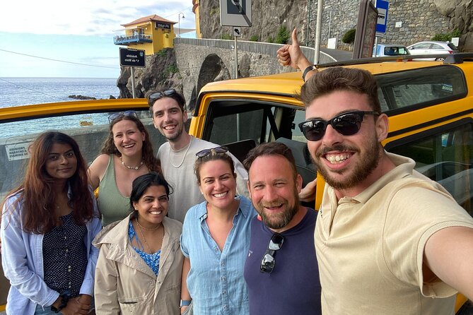 Funchal 4x4 Jeep to Porto Moniz Cabo Girao and Seixal in one day - Seixal Beach With Black Sand and Mountain Views