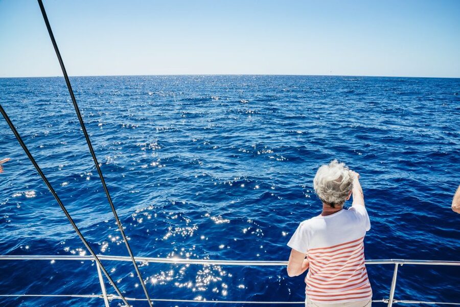 Funchal: Dolphin and Whale Watching by Luxury Catamaran - Getting on the boat fast at Funchal Marina, Pier 8