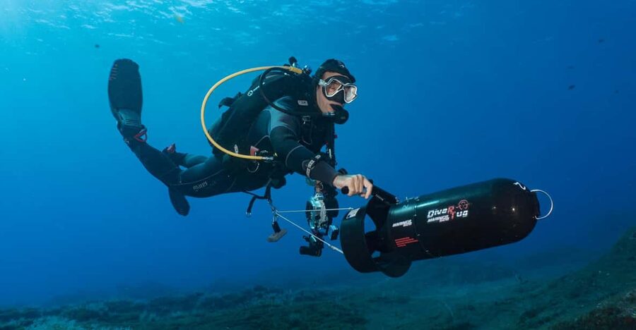 Funchal: DPV- Scooter Dive Adventure - DPV scooter highlights you will feel right away