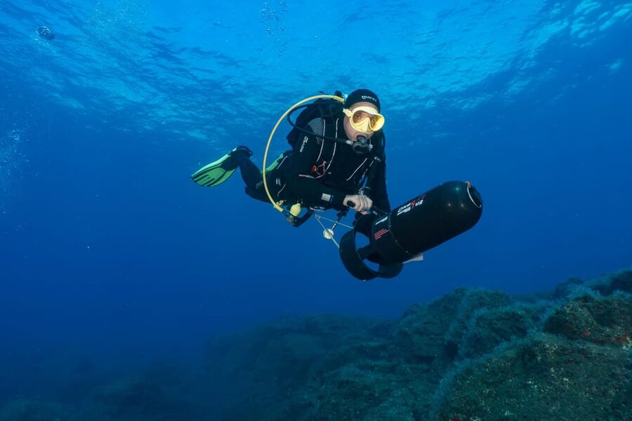 Funchal: DPV- Scooter Dive Adventure - Safety briefing and DPV basics: your “go time” starts before water