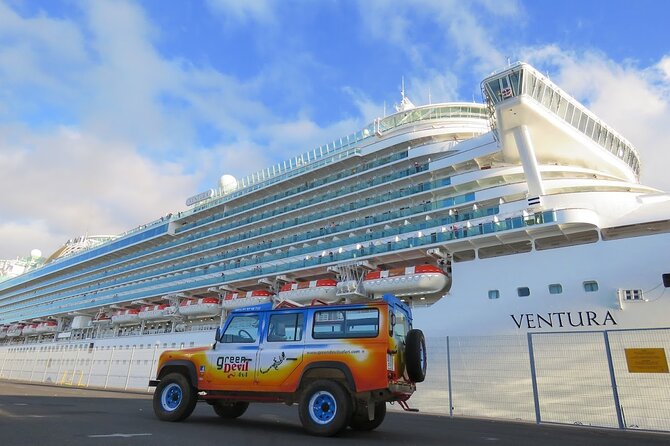 Funchal Half Day Shore Excursions for Cruise Ship - Getting On the Jeep: Meeting at the CR7 Statue and Pickup Options
