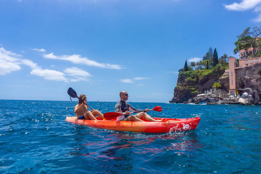 Funchal: KAYAK Rental or Guided tour with snorkeling - Meeting at Pestana Carlton, then down to sea level