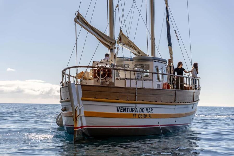 Funchal: Madeira Island Coastal Sunset on a Sailing Boat - Cabo Girão swim stop and included snorkeling gear