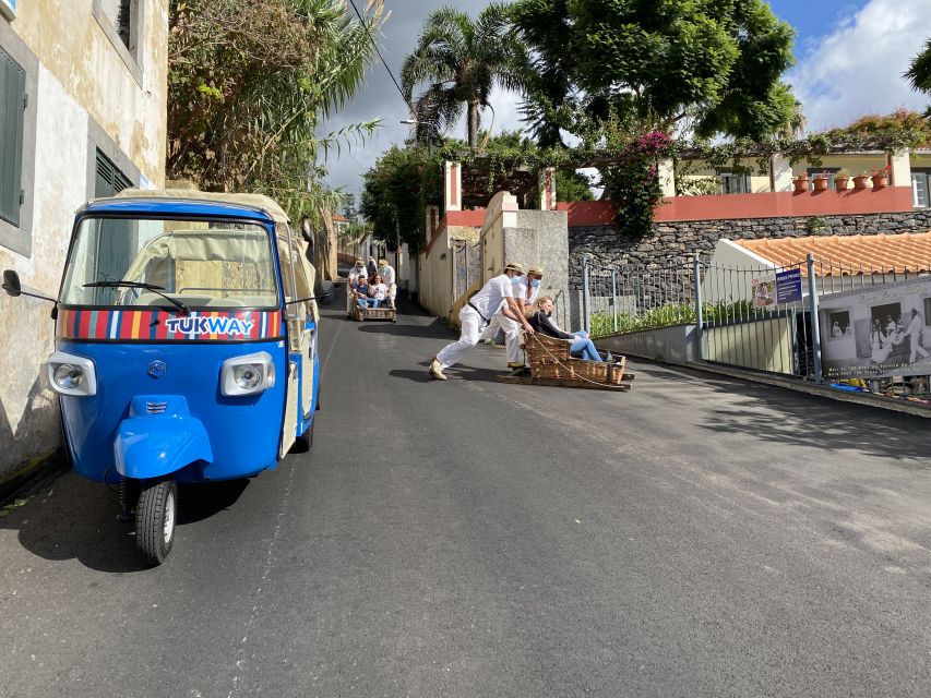 Funchal: Monte Tropical Garden & Toboggan Ride by Tuk Tuk - Monte Church and the Lady of Monte day theme