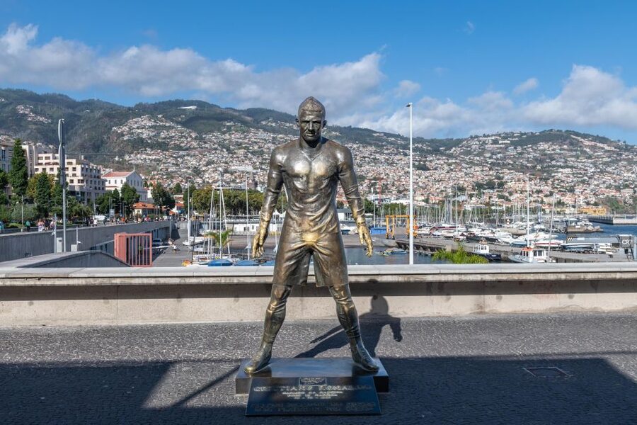Funchal: Old Town Tuk Tuk Tour with Drop-Off at CR7 Museum - Cathedral of Funchal and the Mudéjar-inspired roof