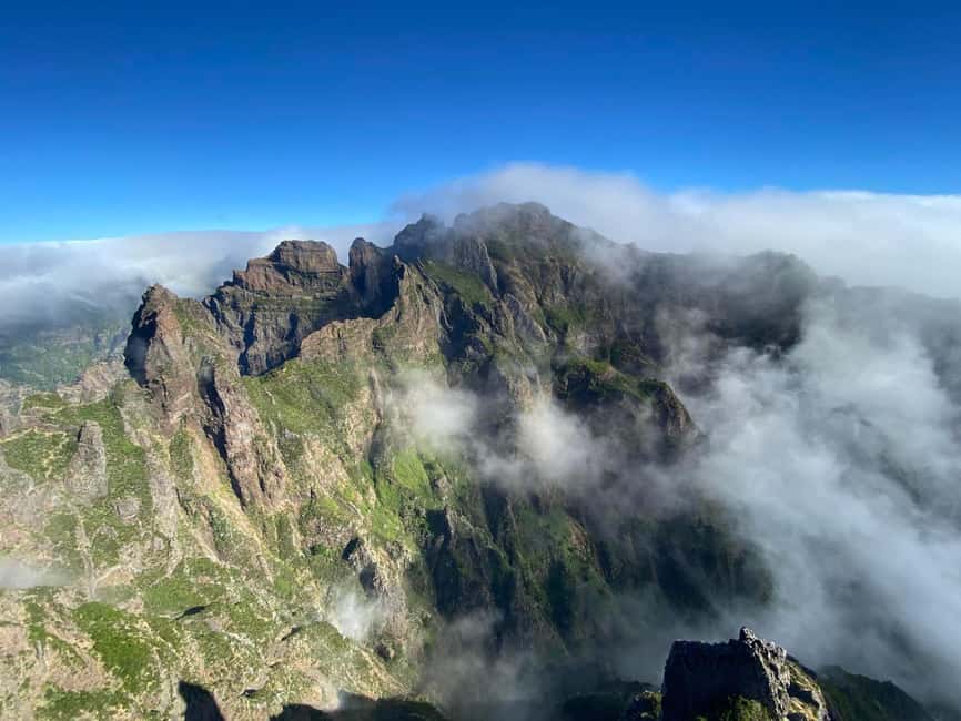 Funchal: PR1.2 Pico Ruivo & Achada Teixeira Hiking Transfer - Summit Views: What You See When the Weather Plays Nice