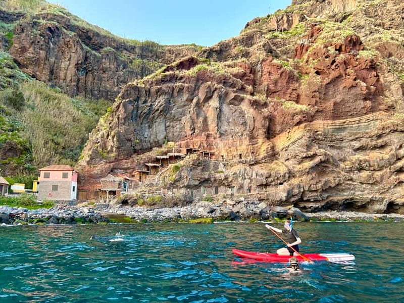 Funchal: Private Boat Tour w/Snorkel & Paddle up 11 people - From Marina Funchal to Cabo Girão Coast in 3 hours