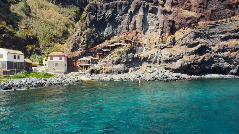 Funchal:Private Sunset Boat Trip - Snorkel & Paddle up 11 pp - Cabo Girao swimming stop: 40 minutes at one of Madeira’s highest sea cliffs