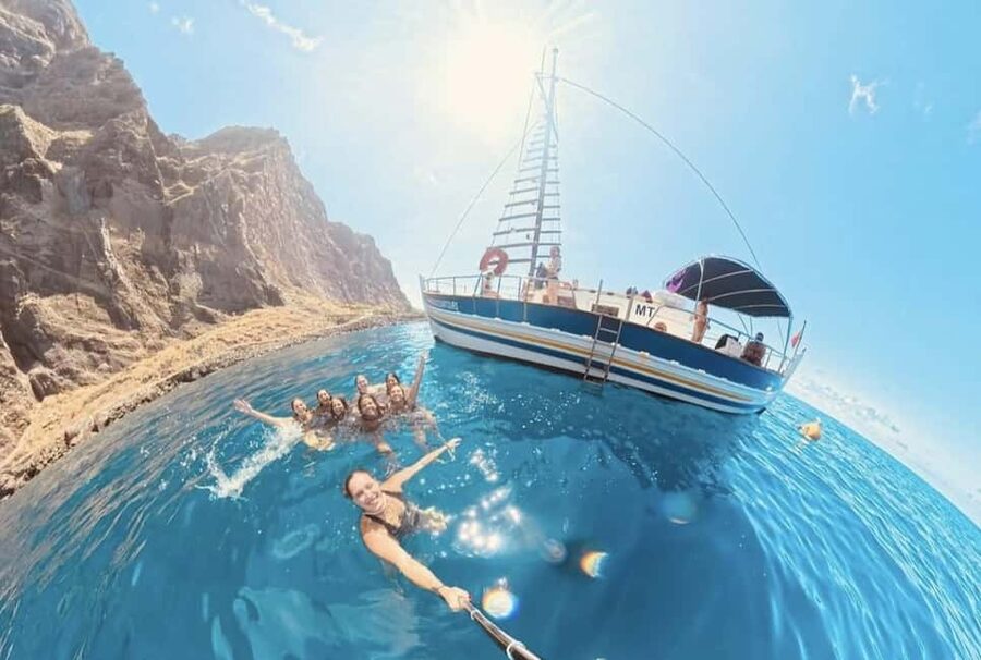Funchal: Sunset Tour on Traditional Madeiran Boat w/ Drinks - Cabo Girão cliff area: the stop that turns sightseeing into something you can do