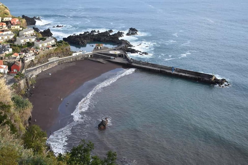 Funchal: Waterfalls, Volcanic Pools, and Fanal Forest Tour - Seixal Black Sand and the Lava Pools You Can Actually Photograph