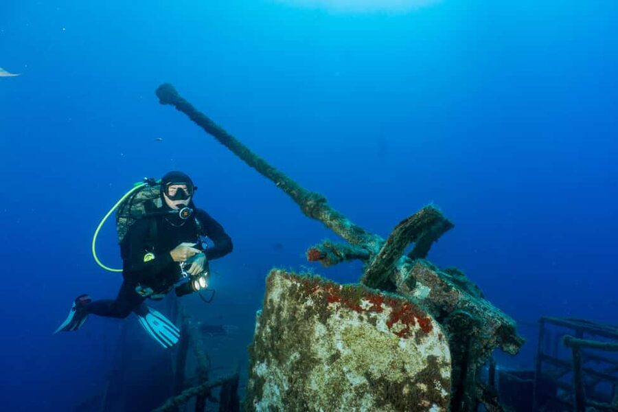 Funchal: Wreck dive F488 Frigate - certified divers - Should you book the Corveta Afonso de Cerqueira session from Funchal?