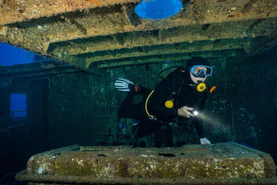 Funchal: Wreck dive F488 Frigate - certified divers - Price and value: what $50 gives you in Funchal