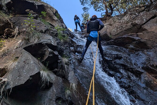 Level 2 - Canyoning Adventure - Intermediate | Funchal - Sliding through rock and pool time you can actually enjoy