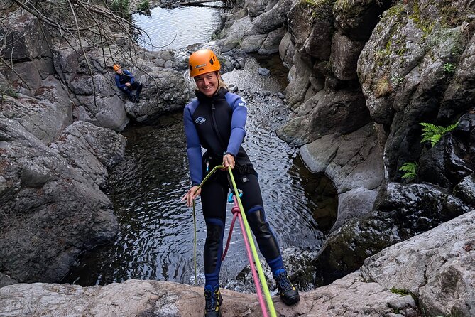 Level 2 - Canyoning Adventure - Intermediate | Funchal - Optional jumps, guide photos and video, and pacing the adrenaline