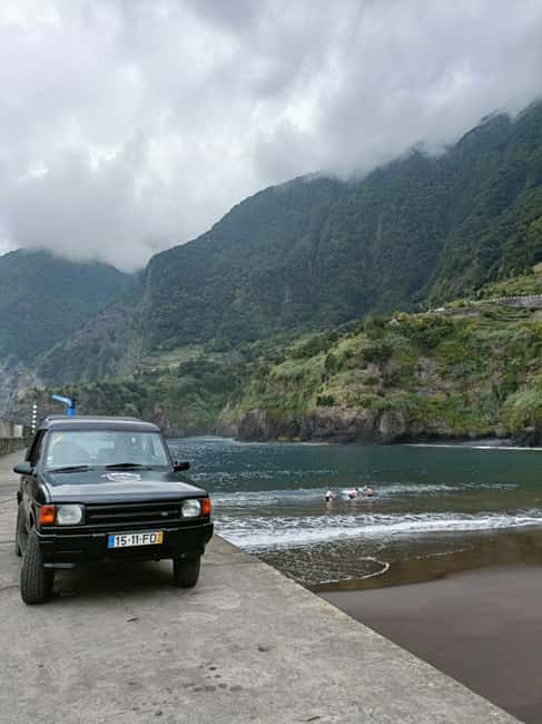 Madeira: 4WD Tour & Skywalk to Seixal, Porto Moniz & Fanal - Ribeira da Janela viewpoint: a quick hit of sea and geology
