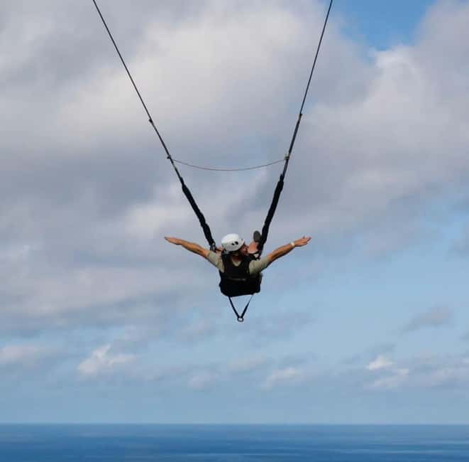 Madeira Adrenaline 4x4 Tour: Zipline, Giant Swing and Seixal - Seixal black sand beach: photos, a break, and a different side of Madeira