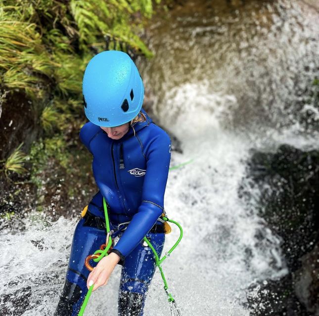 Madeira: Beginner Canyoning - Level 1 - Rappels up to 10 meters: technique, confidence, and options