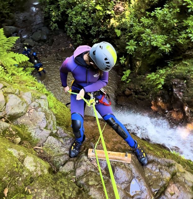 Madeira: Beginner Canyoning - Level 1 - Slides, splashes, jumps up to 5 meters, and swimming in natural pools