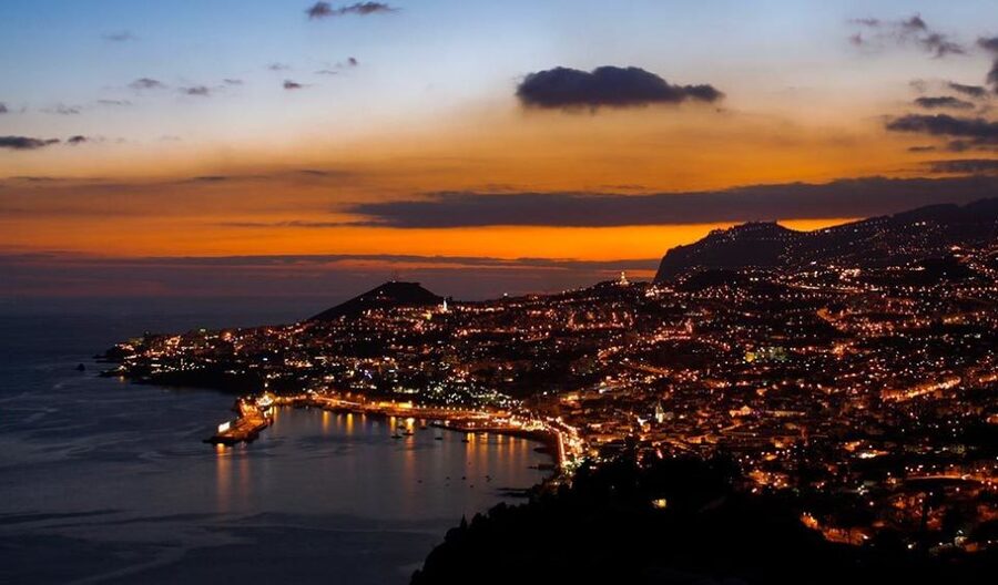 Madeira by Night with Traditional Dinner - The Viewpoint Stop: Funchal at Night Makes the Whole Tour Feel Finished