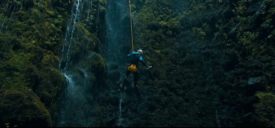 Madeira Canyoning Beginners – Easy & Fun Waterfall Adventure - From Bar 21 to the canyon start: van rides, secret stop, and a 15-minute walk