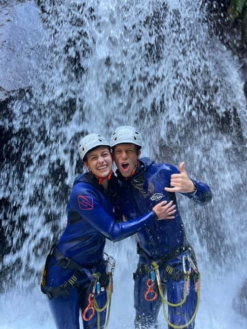 Madeira Canyoning For Beginners Nun's Valley Level 2 - How the guides make Level 2 feel doable: Jose and Bruno’s coaching style