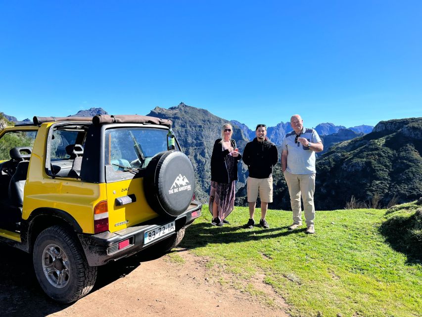Madeira: Full-Day Jeep Tour with Guide and Pickup - Funchal pickup to Cabo Girão Skywalk, 589 meters up