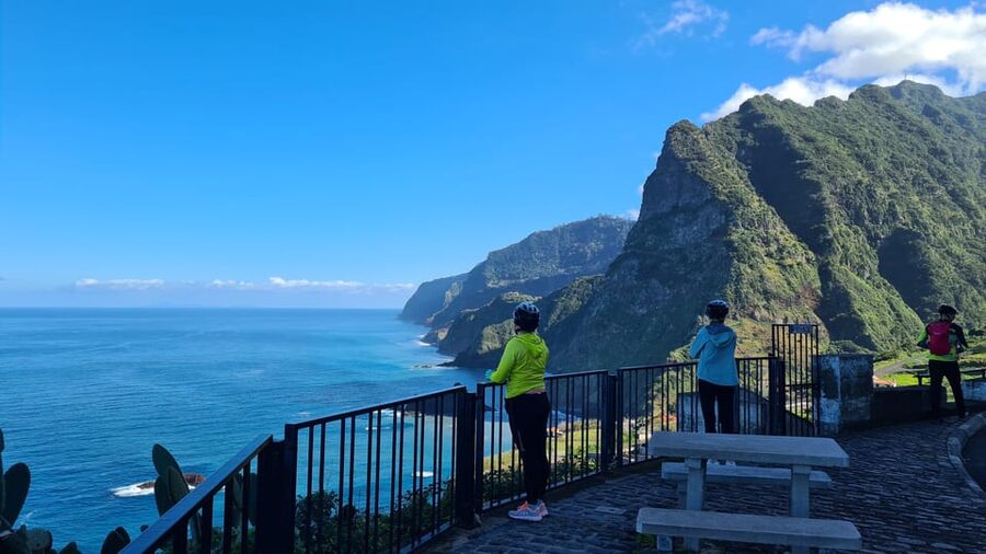 Madeira: Guided E-bike Tour of the North Coast - Laurel Forest Road, Fields, and Fruit Trees Along the Way