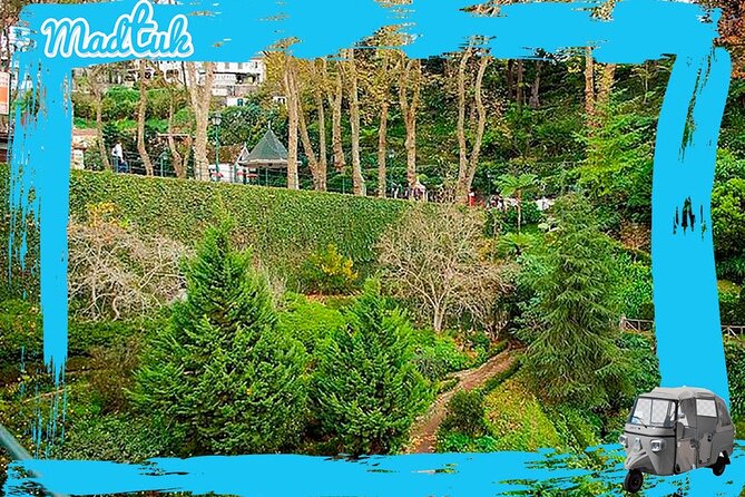 Madeira Monte Tobbogans and Old Town Tuk Tuk Tour by MadTuk - Monte Church and the famous staircase: short stop, big payoff