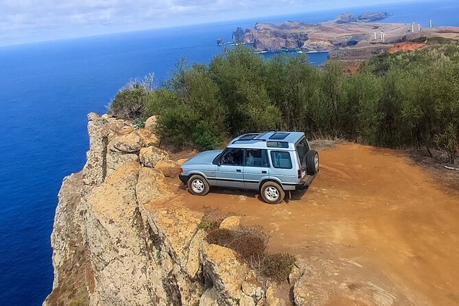Madeira "Mystery Tour" - Full Day Private 4x4 Jeep - Coastal moments: black sand beach and volcanic water breaks