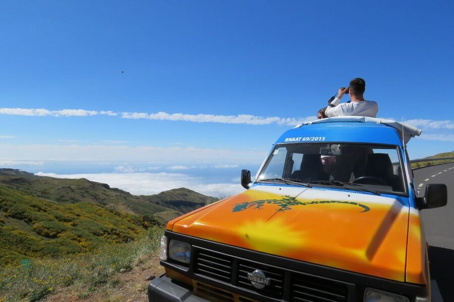 Madeira : Nun's Valleys and Pico Areeiro 4X4 Tour - From Funchal Pickup to Pico dos Barcelos, the ride starts with payoff