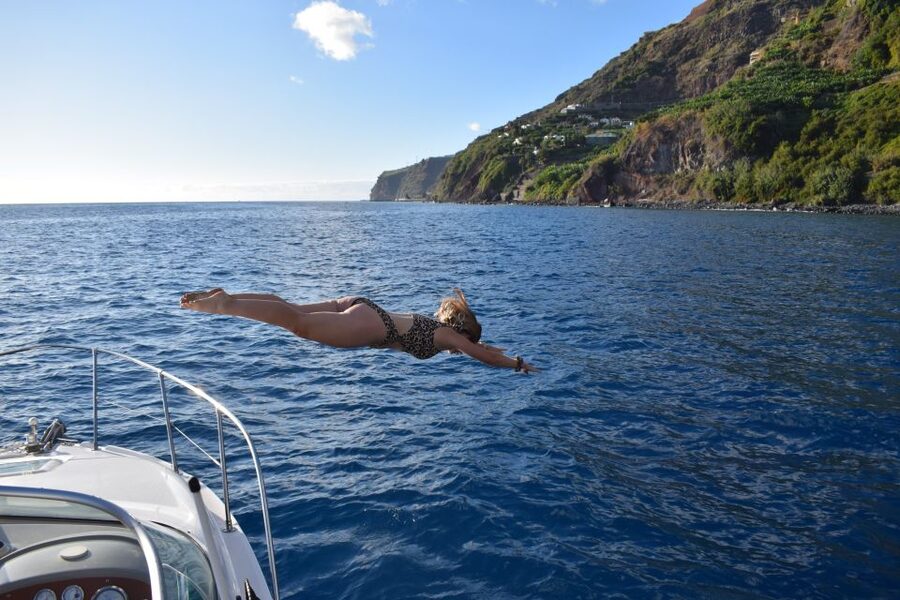 Madeira: Private Sunset Yacht Cruise with Snorkeling & Wine - Coastal Views You Can Actually See: Cliffs and Colorful Villages