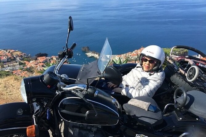 Madeira Sidecar Adventure – Old West Road (1 or 2 Persons) - Pico da Torre miradouro: the clifftop angle over the village