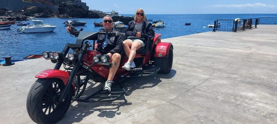 Madeira : Tailor-made Custom Trike Tour of the Island - North West highlights: Santana, Ponta Sao Loureço, and Machico’s golden sand
