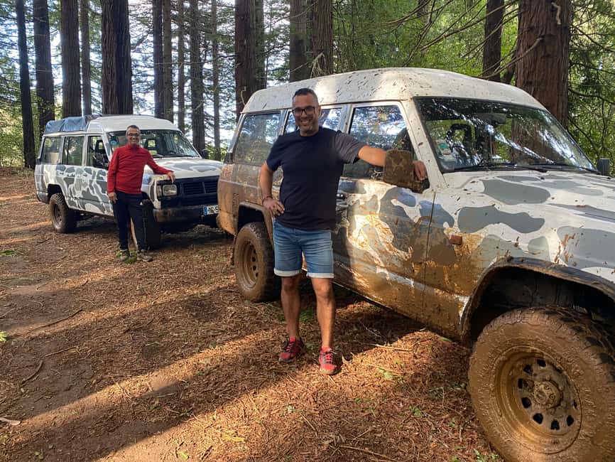 North-East Madeira Jeep Safari nature Lovers Open Roof Jeeps - Miradouro do Boa Ventura to Arco de São Jorge: the ocean, framed by mountains